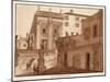Michelangelo's House on the Capitoline Hill, 1833-Agostino Tofanelli-Mounted Giclee Print