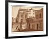 Michelangelo's House on the Capitoline Hill, 1833-Agostino Tofanelli-Framed Giclee Print