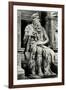 Michelangelo's Moses-null-Framed Art Print