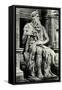 Michelangelo's Moses-null-Framed Stretched Canvas