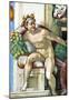 Michelangelo Sistine Chapel Decorative Elements Art Print Poster-null-Mounted Poster