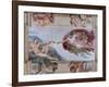 Michelangelo, the Creation of Adam in the Sistine Chapel, Vatican, Rome, Lazio, Italy, Europe-Rainford Roy-Framed Premium Photographic Print