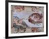 Michelangelo, the Creation of Adam in the Sistine Chapel, Vatican, Rome, Lazio, Italy, Europe-Rainford Roy-Framed Premium Photographic Print