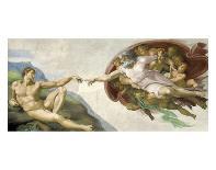 The Sistine Chapel; Ceiling Frescos after Restoration, the Erithrean Sibyl-Michelangelo Buonarroti-Giclee Print