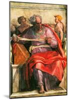 Michelangelo The Prophet Joel Detail Art Print Poster-null-Mounted Poster