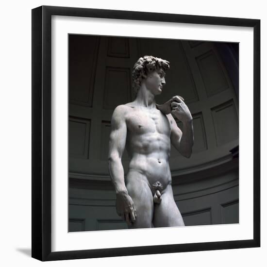 Michelangelos David-Michelangelo Buonarroti-Framed Photographic Print