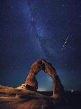 USA, Utah, Moab, Arches National Park, Delicate Arch and Milky Way-Michele Falzone-Photographic Print