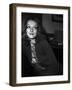 Michele Frascoli in the Office of Alain Bensimhon, Paris, November 1969-null-Framed Photo