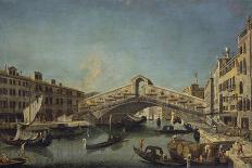 Rialto Bridge in Venice-Michele Marieschi-Giclee Print