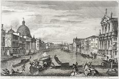 The Grand Canal Between San Simone Piccolo and Santa Chiara, c.1740-41-Michele Marieschi-Giclee Print