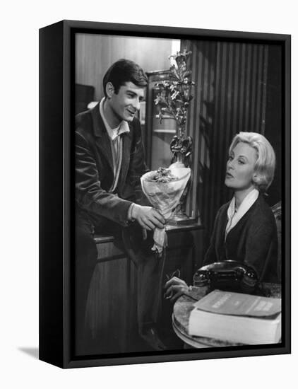 Michèle Morgan and Jean-Claude Brialy: Les Lions Sont Lâchés, 1961-Marcel Dole-Framed Stretched Canvas