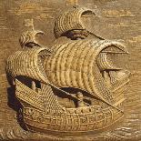 Relief Showing Venetian Galleon-Michele San Micheli-Giclee Print