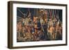 Micheletto Da Cotignola Engages in Battle (the Battle of San Romano)-Paolo di Dono (Uccello)-Framed Giclee Print
