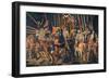 Micheletto Da Cotignola Engages in Battle (the Battle of San Romano)-Paolo di Dono (Uccello)-Framed Giclee Print