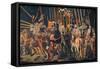 Micheletto Da Cotignola Engages in Battle (the Battle of San Romano)-Paolo di Dono (Uccello)-Framed Stretched Canvas