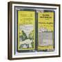 Michelin Map Indicating the State of the Roads in Southern France, Spring 1929-null-Framed Giclee Print