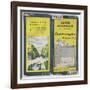 Michelin Map Indicating the State of the Roads in Southern France, Spring 1929-null-Framed Giclee Print