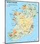 Michelin Official Ireland French Map Art Print Poster-null-Mounted Poster