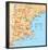 Michelin Official New England Map Art Print Poster-null-Framed Poster