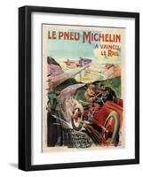 Michelin Tires, 1905-Ernest Montaut-Framed Giclee Print