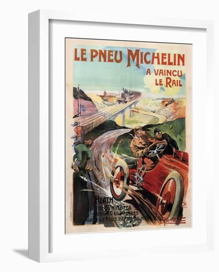 Michelin Tires, 1905-Ernest Montaut-Framed Giclee Print