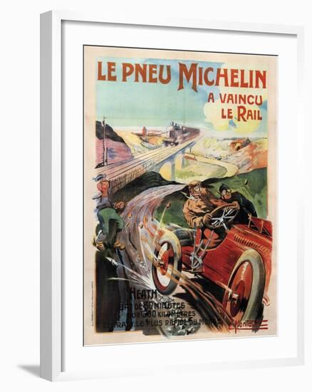 Michelin Tires, 1905-Ernest Montaut-Framed Giclee Print