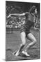 Micheline Ostermeyer on Her Way to Winning the Gold Medal for the Discus Throw at the 1948 London…-null-Mounted Photographic Print