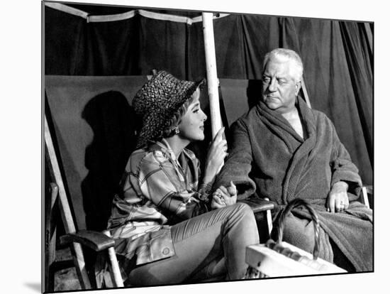 Micheline Presle and Jean Gabin: Le Baron de L'Écluse, 1959-Marcel Dole-Mounted Photographic Print