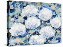 Blue Hydrangeas-Michelle Brunner-Stretched Canvas