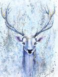 Blue Spirit Deer-Michelle Faber-Giclee Print