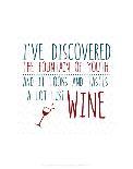 More Wine - Wink Designs Contemporary Print-Michelle Lancaster-Art Print