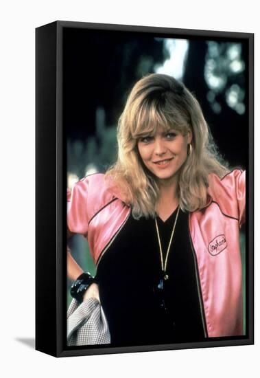 Michelle Pfeiffer GREASE II, 1982 directed by PATRICIA BIRCH (photo)-null-Framed Stretched Canvas