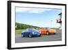 Michelstadt, Hesse, Germany, Renault Alpine a 110 Sx, Blue-Bernd Wittelsbach-Framed Photographic Print