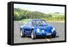 Michelstadt, Hesse, Germany, Renault Alpine a 110 Sx, Blue-Bernd Wittelsbach-Framed Stretched Canvas