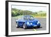 Michelstadt, Hesse, Germany, Renault Alpine a 110 Sx, Blue-Bernd Wittelsbach-Framed Photographic Print