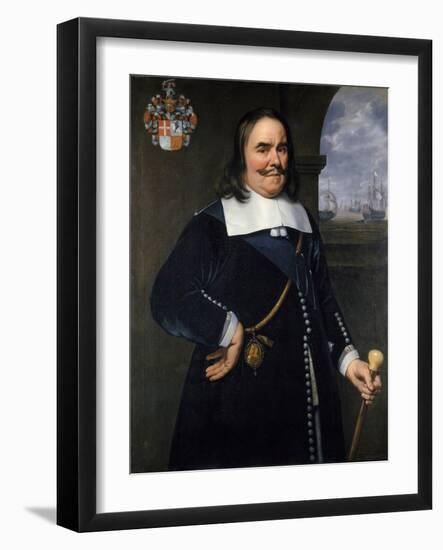 Michiel Adriaenszoon De Ruyter, Lieutenant-Admiral-General of the United Provinces (1607-1676), 166-Hendrick Berckman-Framed Giclee Print