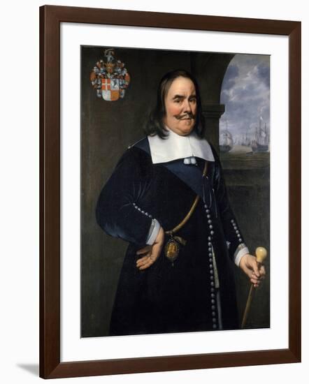 Michiel Adriaenszoon De Ruyter, Lieutenant-Admiral-General of the United Provinces (1607-1676), 166-Hendrick Berckman-Framed Giclee Print