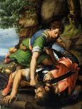 David beheading Goliath-Michiel I Coxie-Giclee Print