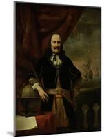 Michiel De Ruyter as Lieutenant-Admiral, 1667-Ferdinand Bol-Mounted Giclee Print