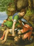 David beheading Goliath-Michiel I Coxie-Giclee Print