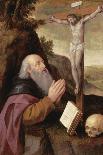 St. Anthony Abbot (Panel)-Michiel I Coxie or Coxcie-Giclee Print