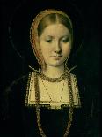 Portrait of a Woman, Possibly Catherine of Aragon (1485-1536), circa 1503/4-Michiel Sittow-Stretched Canvas