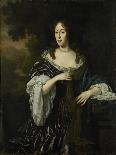 Portrait of Maria Schaep, Wife of Hendrick Bicker-Michiel Van Musscher-Framed Art Print