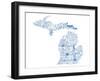 Michigan 2-Jace Grey-Framed Art Print