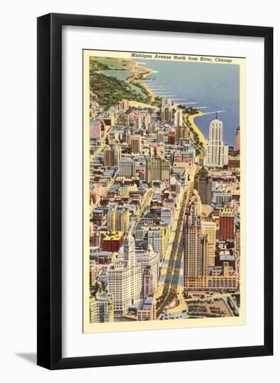 Michigan Avenue, Chicago, Illinois-null-Framed Art Print