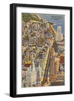 Michigan Avenue, Chicago, Illinois-null-Framed Art Print