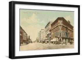 Michigan Avenue, Detroit-null-Framed Art Print