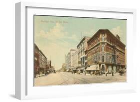 Michigan Avenue, Detroit-null-Framed Art Print