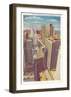 Michigan Avenue, Downtown-null-Framed Art Print