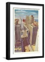 Michigan Avenue, Downtown-null-Framed Art Print